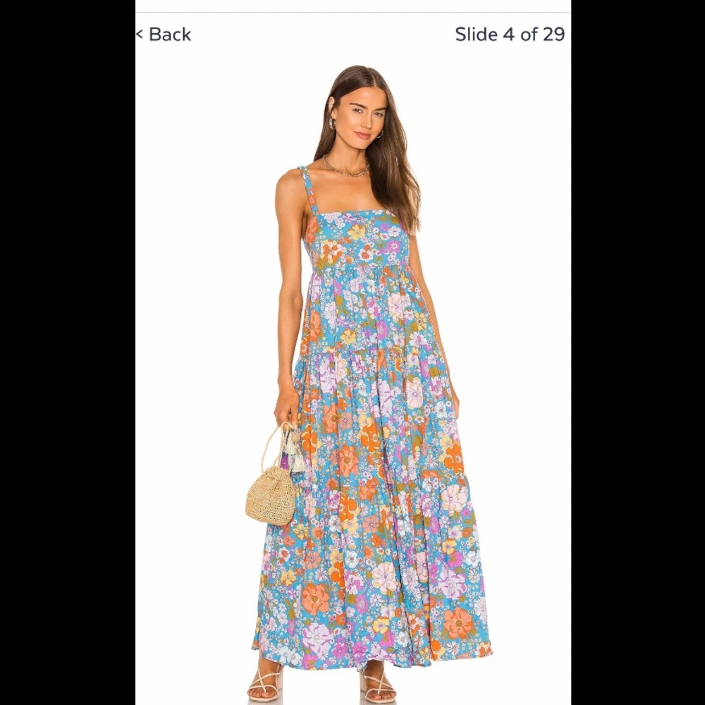 ISO Park Slope Maxi Dress Bluebell